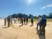 Durante visita técnica no Rio Tocantins, DNIT e MPOR discutem obras de derrocamento