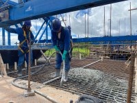 Em Goiás, DNIT avança com obras da ponte duplicada no Contorno de Jataí