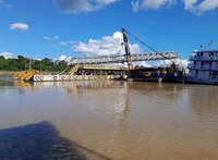 Obras emergenciais da IP4 de Canutama, no Amazonas, estão em pleno andamento