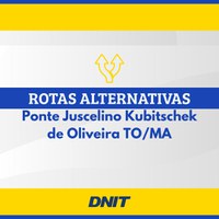 Rotas alternativas à ponte Juscelino Kubitschek