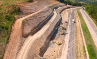 Trecho da BR-163 está com 80% das obras executadas