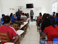 DNIT destaca mudanças climáticas e prevenção de incêndios em encontro com estudantes em Careiro da Várzea/AM