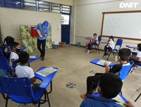 DNIT realiza ação de educação ambiental com alunos de escola lindeira à BR-319