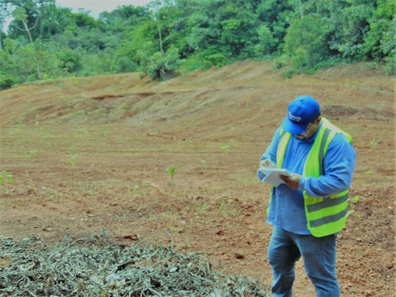 Vistoria de supervisão ambiental em areas para PRAD na BR-319..JPG