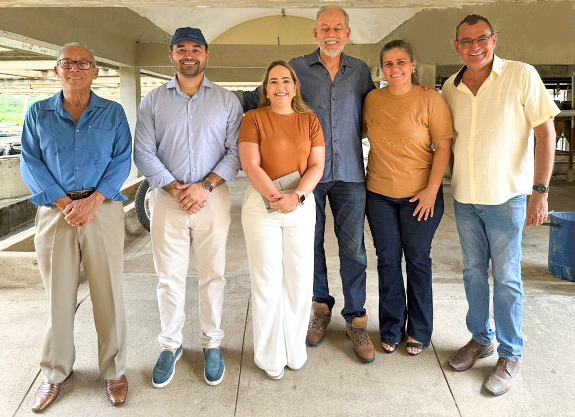 Autoridades presentes na visitação