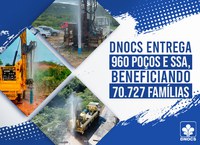 DNOCS entrega 960 poços e sistemas de abastecimento no semiárido brasileiro nos últimos 12 meses