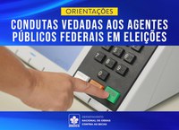 DNOCS divulga cartilha de condutas vedadas aos agentes públicos federais em eleições