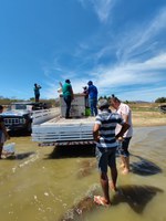 DNOCS faz peixamento em açude para produção de alimento no semiárido