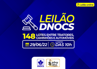 DNOCS realiza leilão de forma on-line