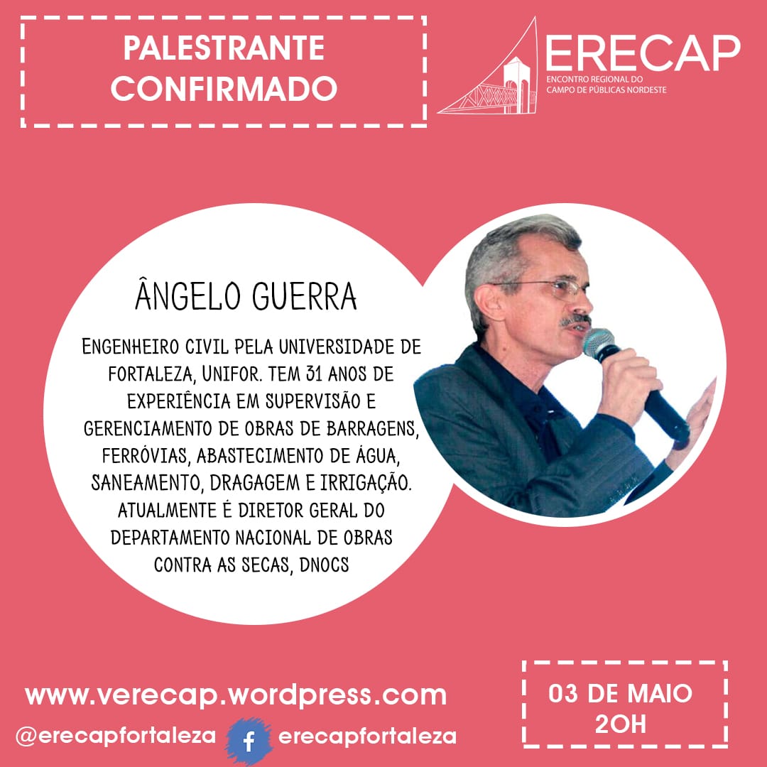 Diretor Geral do DNOCS participa do V ERECAP-NE \u2014 Departamento Nacional ...