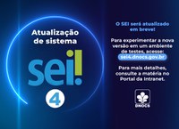 Sistema Eletrônico de Informações (SEI) passa por atualização