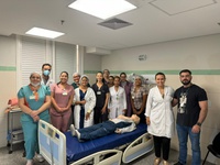 Equipe de enfermagem do HC-UFG/Ebserh é capacitada para rápido atendimento à parada cardiorrespiratória