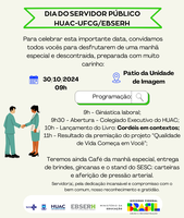 Dia do Servidor HUAC 2024 será nesta quarta-feira (30)