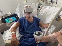 Óculos de realidade virtual são utilizados como recurso terapêutico em pacientes internados no CTI do Huap-UFF