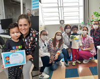 HE-UFPel celebra o “Dia do Desejo” com festa para paciente infantil