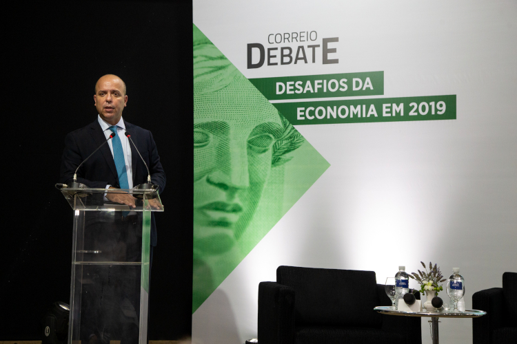 O secretário especial de Produtividade, Emprego e Competitividade do Ministério da Economia, Carlos da Costa, no ciclo de debates “Desafios da Economia em 2019”