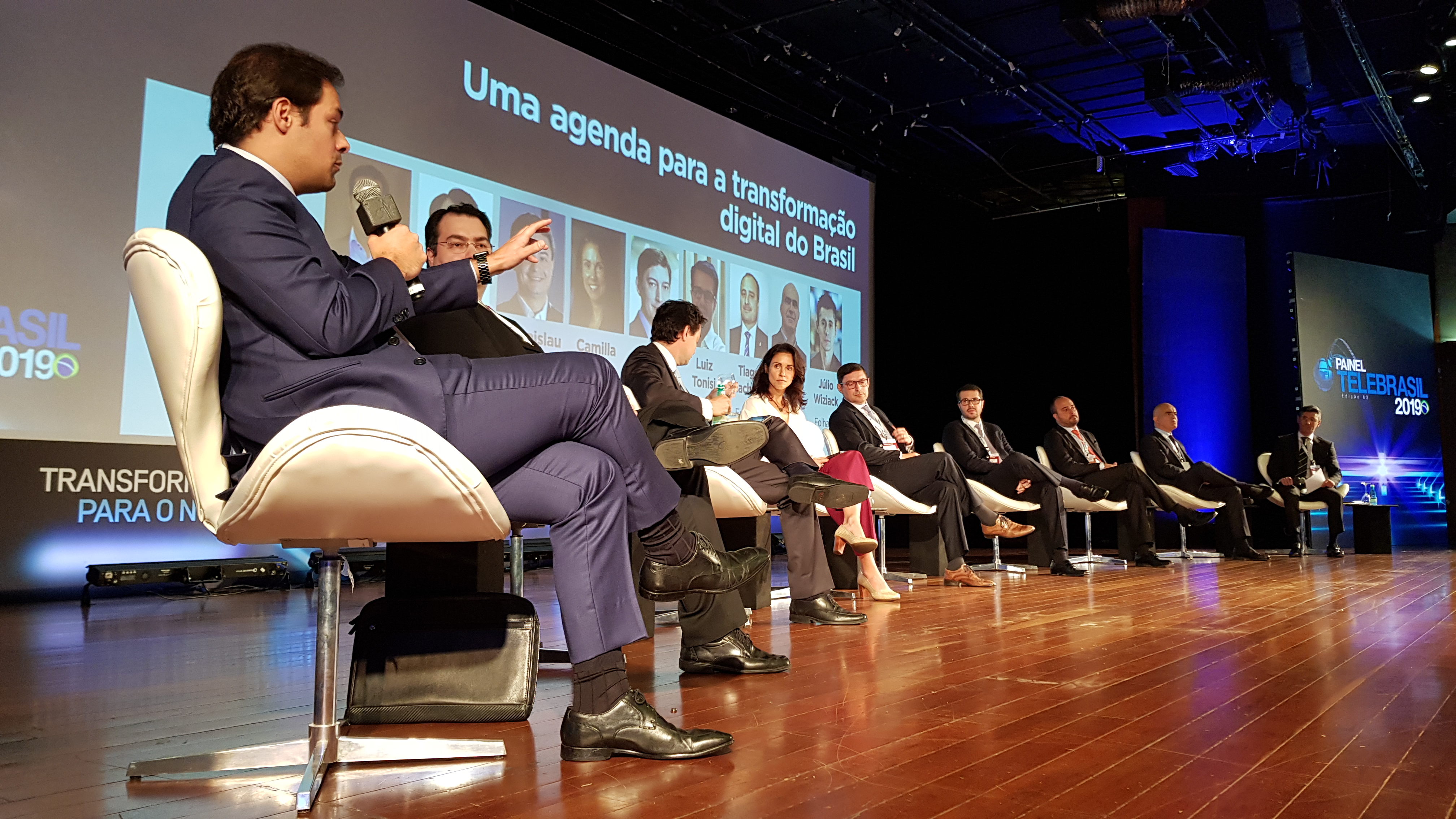 Paulo Uebel participa do Painel Telebrasil. Foto: Brisa Queiroz/ ME