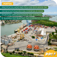 Protocolados no TCU os estudos de desestatização da Codesa e dos Portos Organizados de Vitória e Barra do Riacho, no Espírito Santo