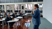 Presidente da Telebras ministra palestra para o CAED