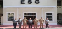 Chefe do Estado-Maior Conjunto das Forças Armadas visita Escola Superior de Guerra
