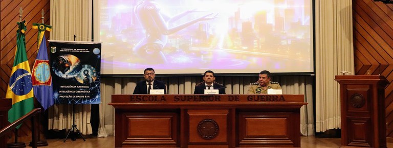 Escola Superior de Guerra realiza IV Seminário de Indução de Debates e Guerra do Futuro - Inteligência Cibernética, IA e Proteção de Dados