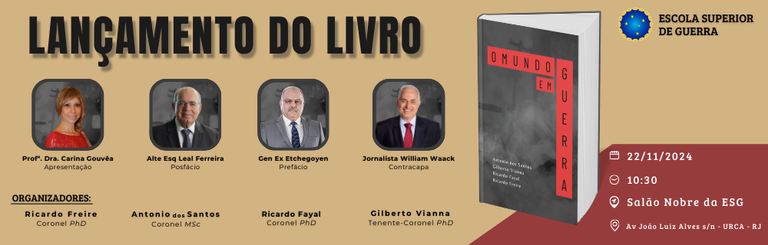 Lançamento do livro "O mundo em guerra"