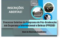 PPGSID - Inscrições prorrogadas até 25 de junho de 2021