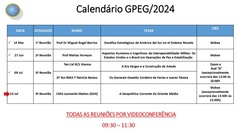 Calendário GPEG 11-07