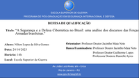 Defesa de Qualificação - Mestrando: Nilton Lopes da Silva Gomes