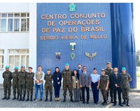 Discentes do PPGSID visitam o Centro Conjunto de Operações de Paz do Brasil (CCOPAB)