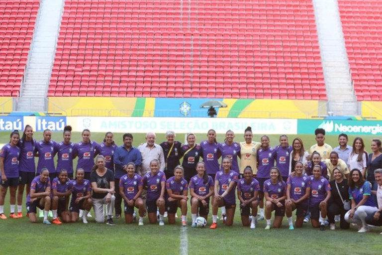 GDF terá ponto facultativo em jogos da Seleção Feminina de Futebol