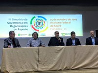 Secretaria Especial do Esporte participa do III Simpósio de Governança em Organizações do Esporte no Ceará