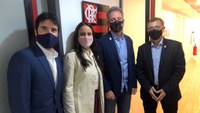 Secretários de Futebol e da ABCD visitam estrutura do Flamengo