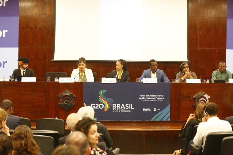 Em Fortaleza, o G20 buscou dar voz aos países africanos em busca de uma solução conjunta sobre a dívida que impacta a capacidade econômica desses países – Foto: Thiago Gaspar/Governo do Ceará