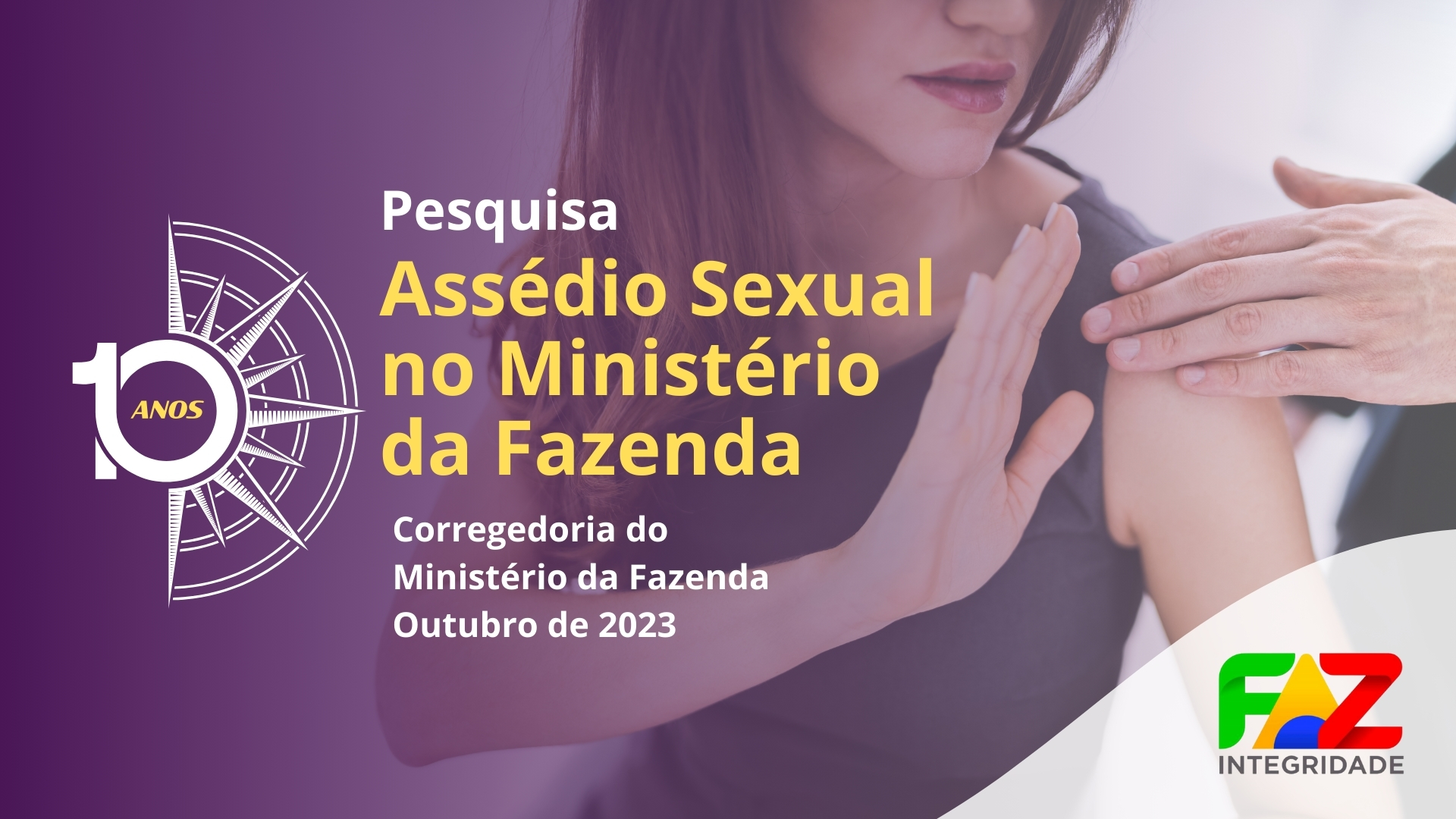 Corregedoria do Ministério da Fazenda divulga resultado de pesquisa sobre  assédio sexual — Ministério da Fazenda