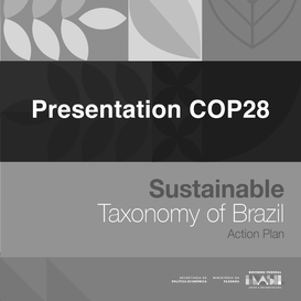 COP28 Presentation - Sustainable Taxonomy of Brazil