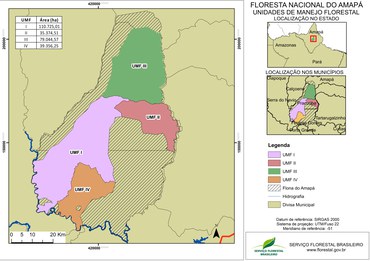 Mapa: Serviço Florestal Brasileiro.