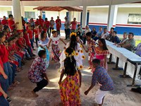 Chegando Junto no Marajó: visitas a escolas de Cachoeira do Arari marcam último dia da edição de junho