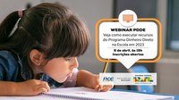 FNDE realiza webinar sobre uso de recursos do PDDE em 2023