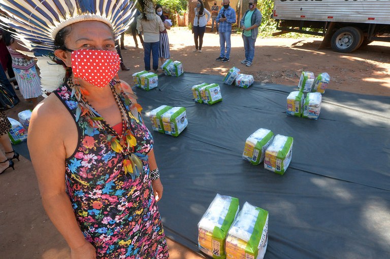 Entrega de cestas em Brasília