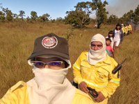 Funai participa de ação de prevenção a incêndios na Terra Indígena Pimentel Barbosa (MT)