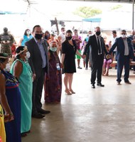 Presidente da Funai visita instalações da Operação Acolhida em Roraima