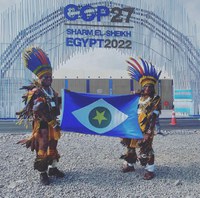 Lideranças da etnia Haliti-Paresi apresentam projeto agrícola de sucesso durante participação na COP 27, no Egito