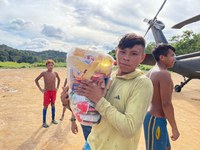 Funai ultrapassa 1,3 milhão de cestas básicas entregues a famílias indígenas