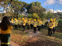 Brigada Federal da Terra Indígena Rio das Cobras inicia os trabalhos como a primeira brigada indígena da região Sul do país