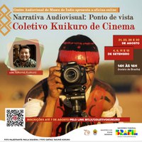 Centro Audiovisual do Museu do Índio promove oficina virtual com o cineasta Takumã Kuikuro