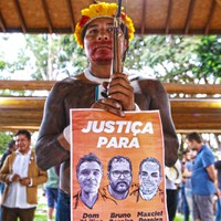 Com a presença de servidores da Funai, evento pede justiça pelo assassinato de Bruno e Dom