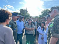 Comitiva interministerial acompanha trabalho de apoio aos Yanomami em Roraima