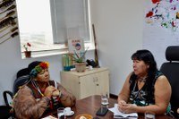 Em reunião com lideranças Tupinambá, presidenta da Funai reafirma compromisso com demarcações