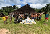Emergência: Funai distribui 35 toneladas de alimentos no território Yanomami